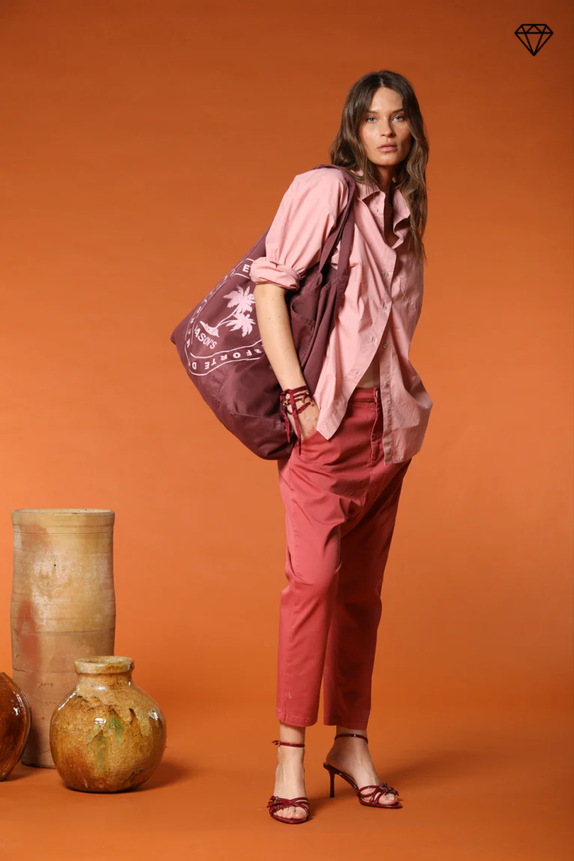 Mason’s Bag FDM woman's bag in cotton Forte dei Marmi print ①