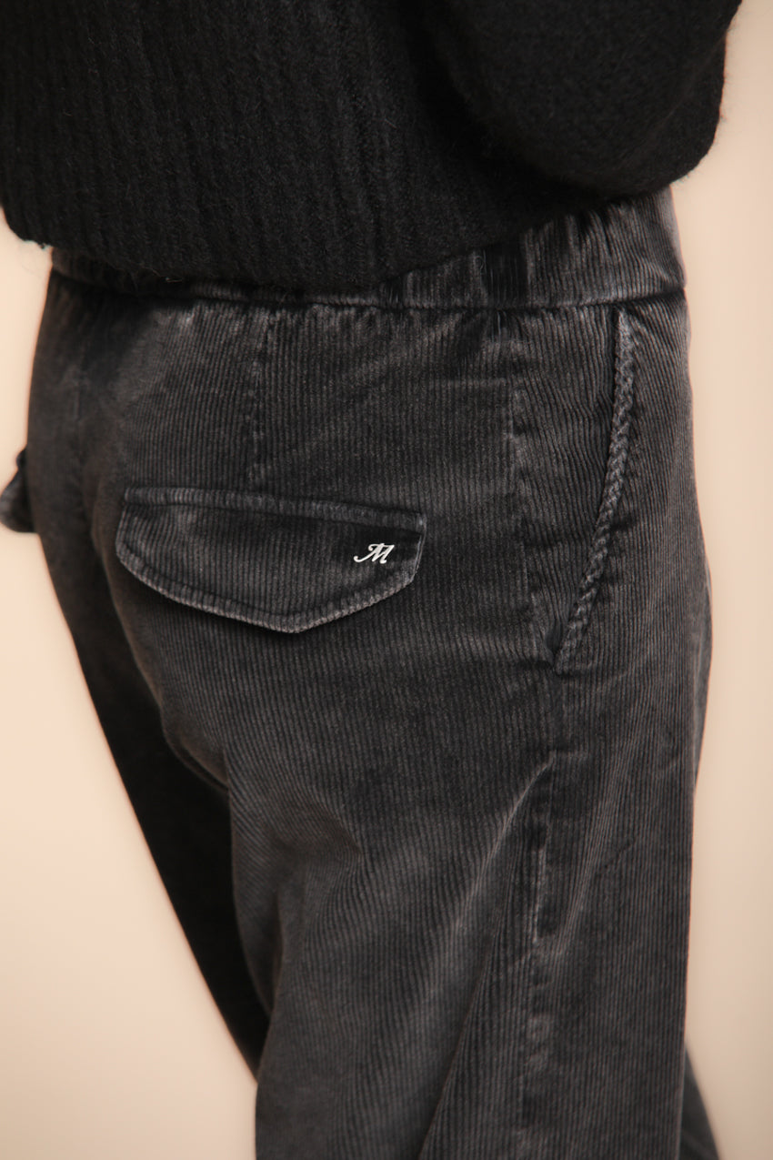 Foto 2 Malibu Jogger City pantaloni chino donna in velluto a coste relaxed fit