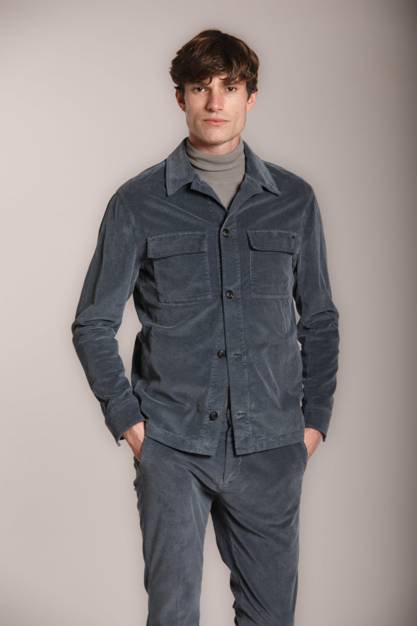 Foto 1 Steve overshirt uomo in velluto 500 righe