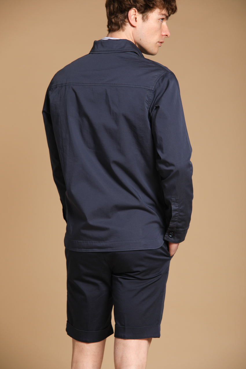 Williams overshirt para hombre en satén técnico travel stretch