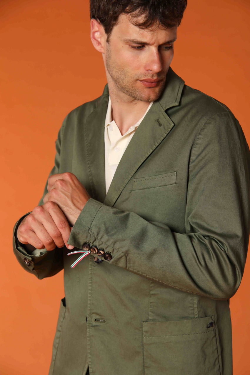 Da Vinci Summer blazer hombre en algodón y tencel