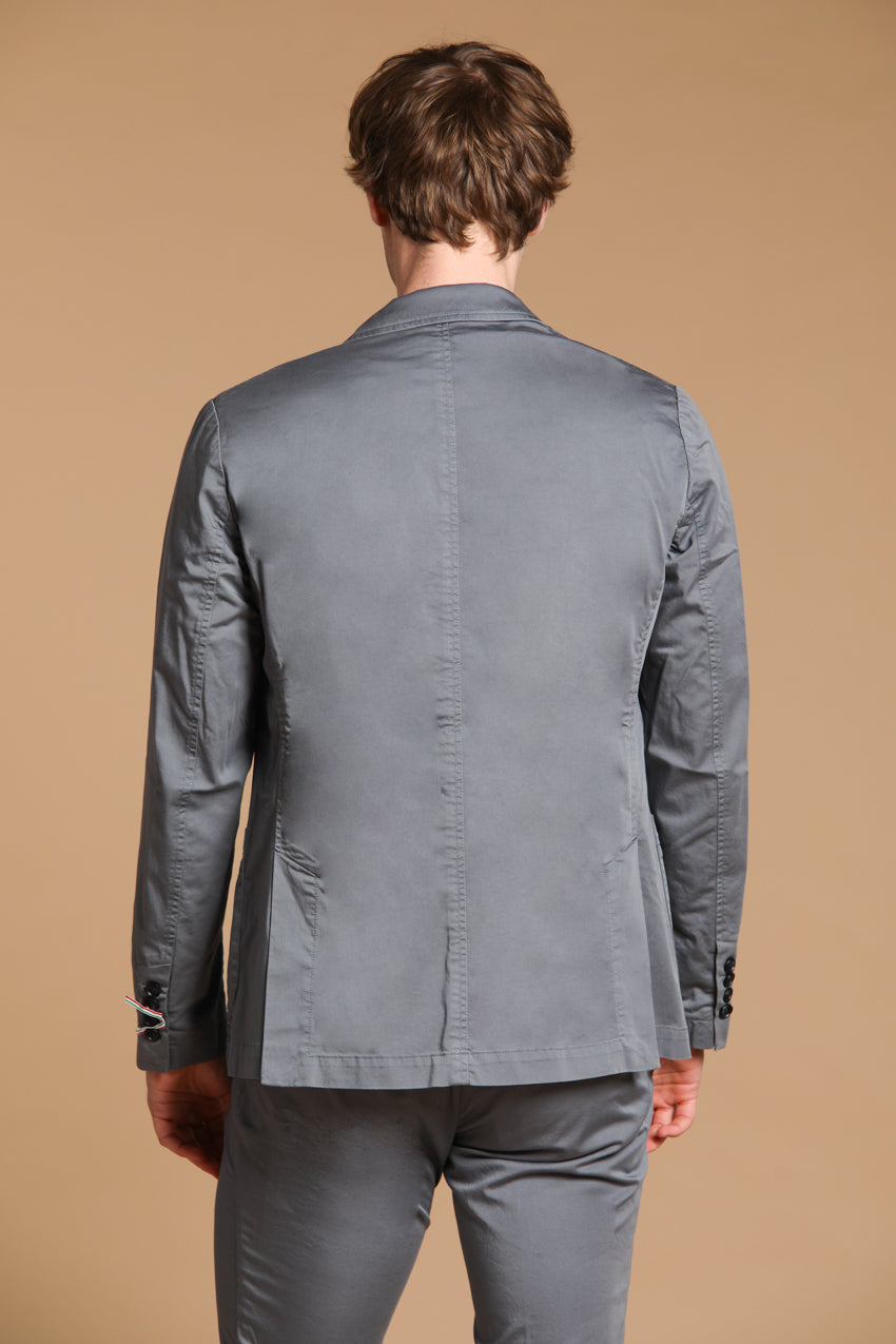 Da Vinci travel blazer hombre en raso técnico travel stretch con detalles