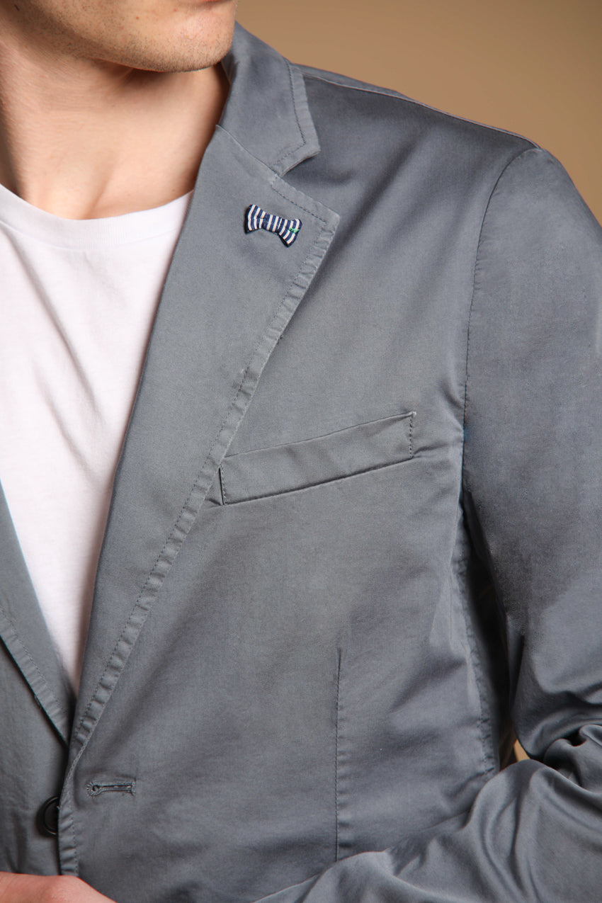 Da Vinci travel blazer hombre en raso técnico travel stretch con detalles