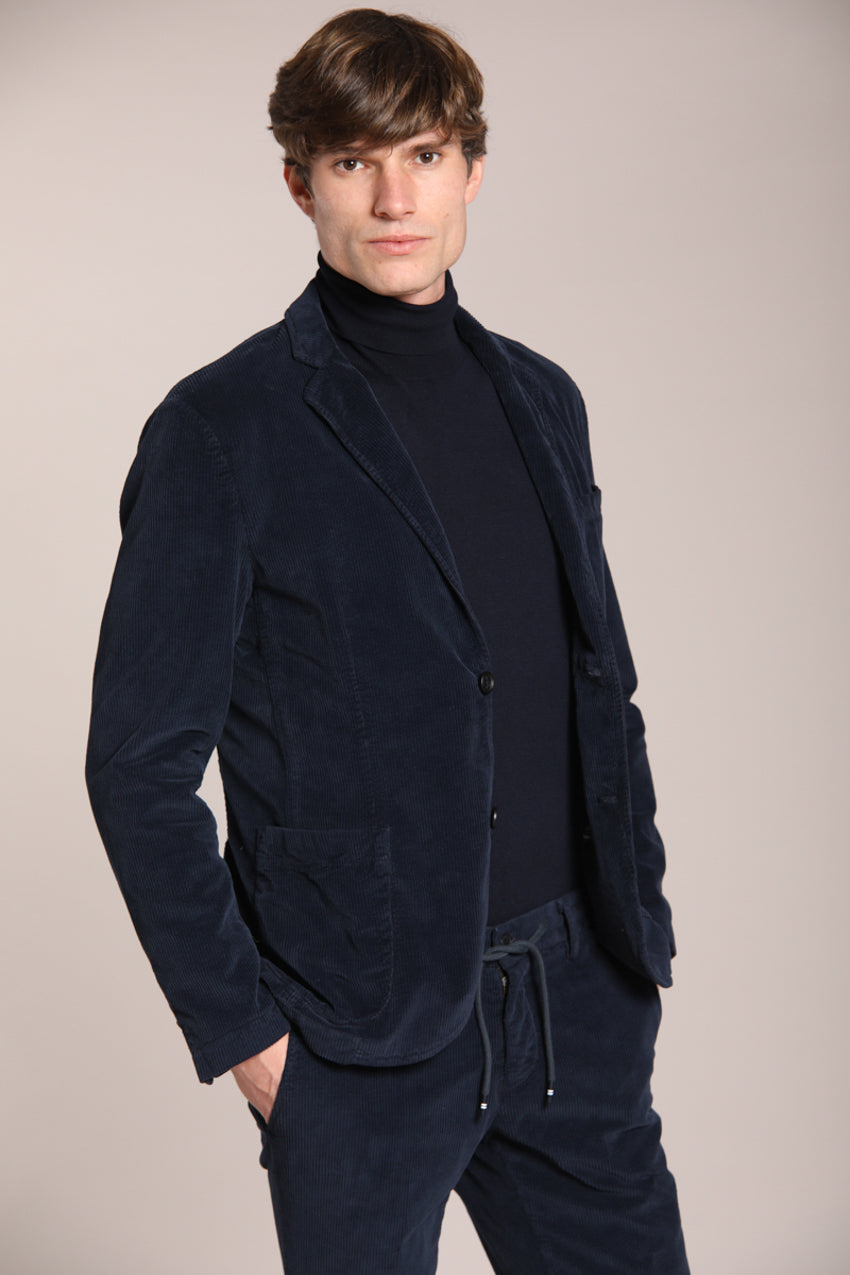 Foto 1 Da Vinci blazer uomo in velluto 500 righe