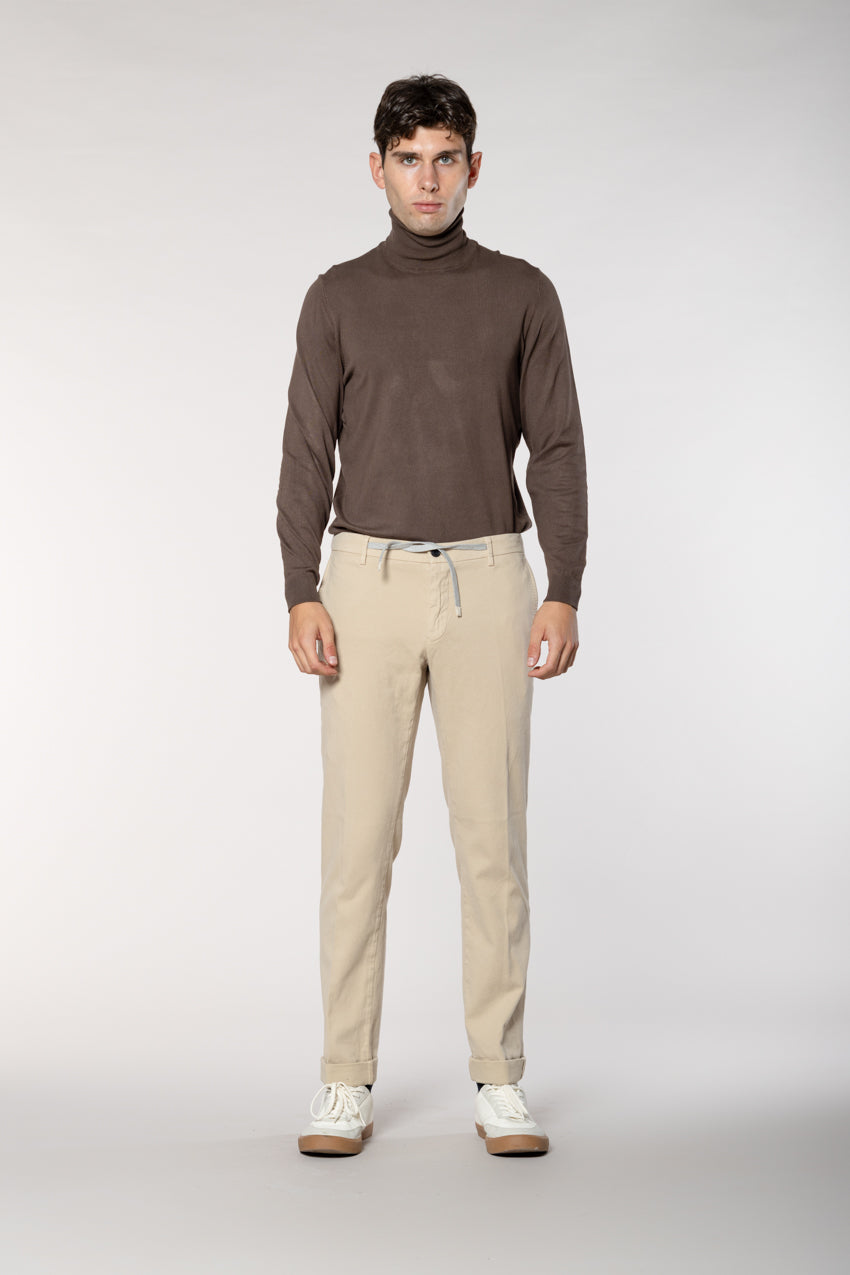 New York String Herren Chino Jogger aus Baumwolle Kashmir Regular Fit