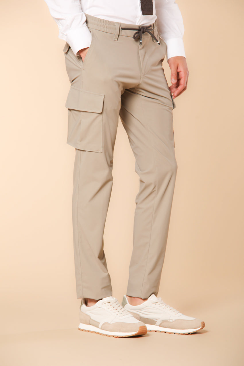 Chile Jogger pantalón cargo hombre en jersey supertécnico extra slim fit