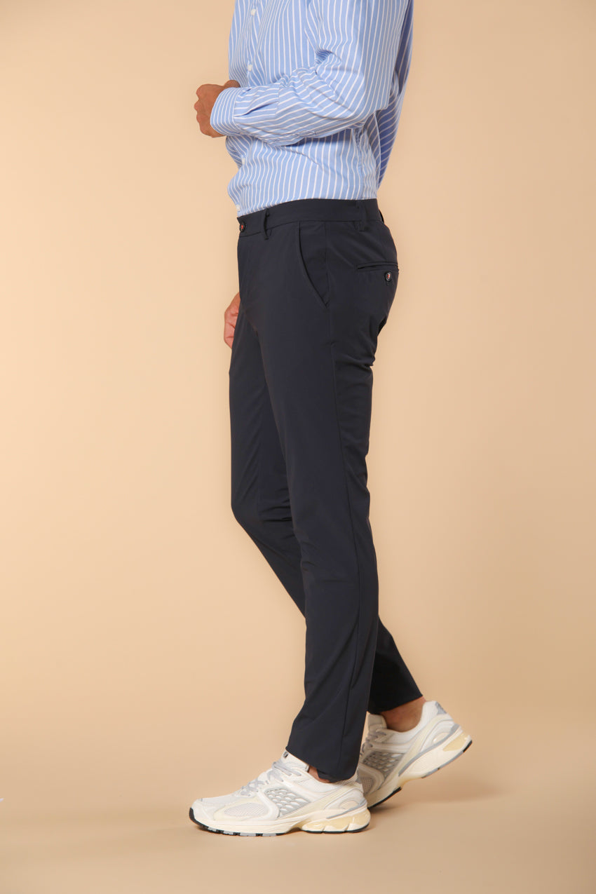 Milano Dynamic pantalone chino jogger uomo in jersey super tecnico extra slim fit