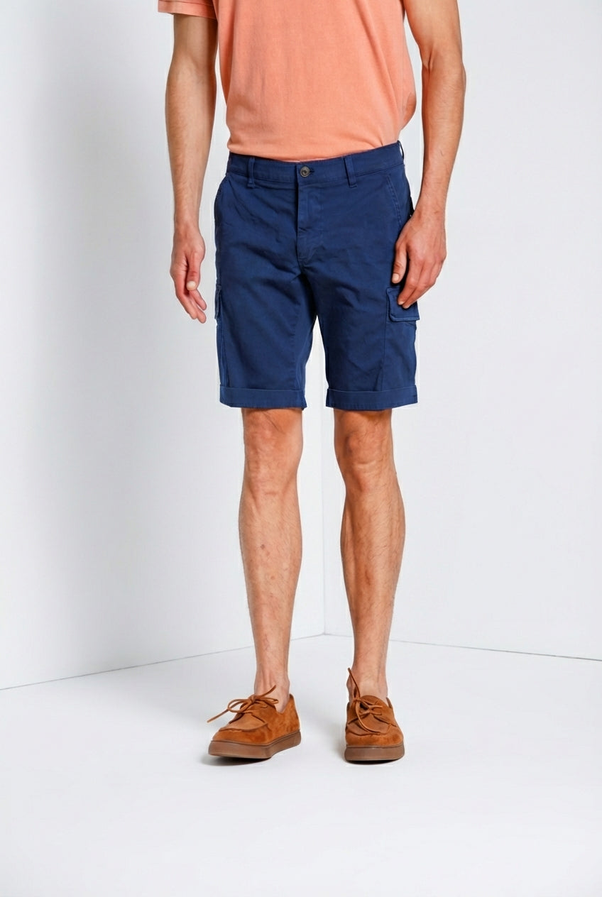 Chile Herren Cargo Bermuda aus Stretch-Satin slim fit ①