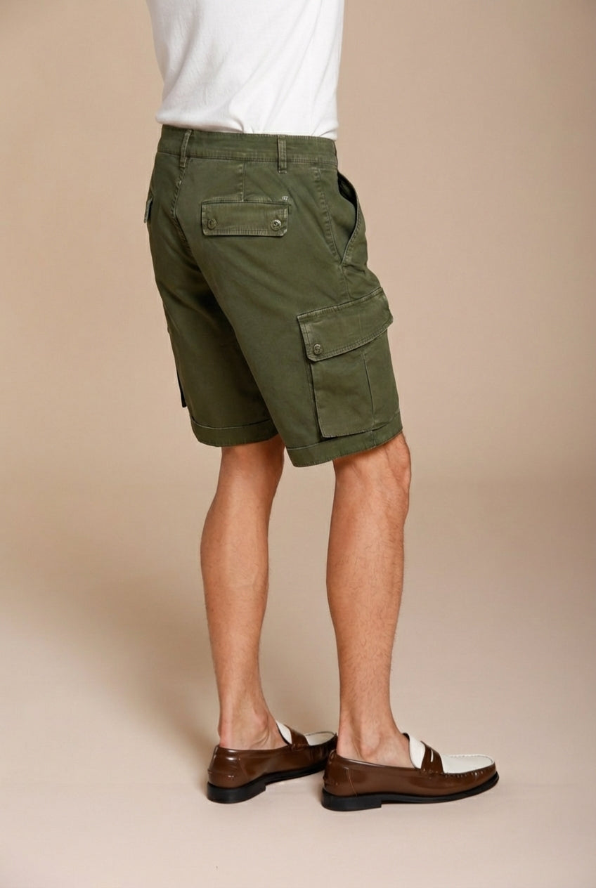 Chile Herren Cargo Bermuda aus Stretch Satin slim fit ①