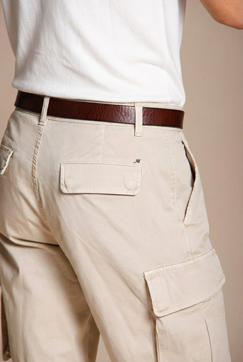 Chile Herren Cargo Bermuda aus Stretch-Satin slim fit ①