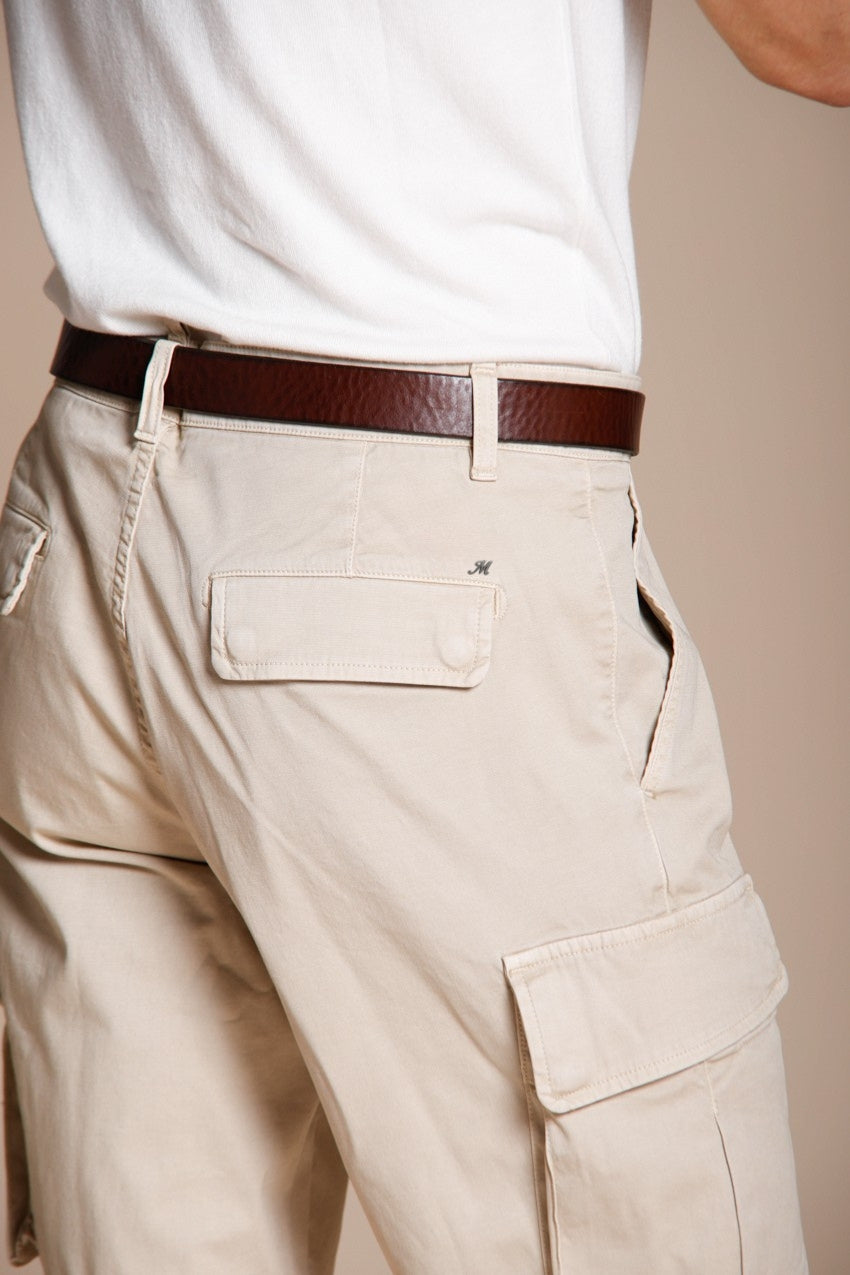 Chile bermuda cargo hombre de satén stretch slim fit ①