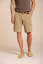 Chile Herren Cargo Bermuda aus Stretch-Satin slim fit ①