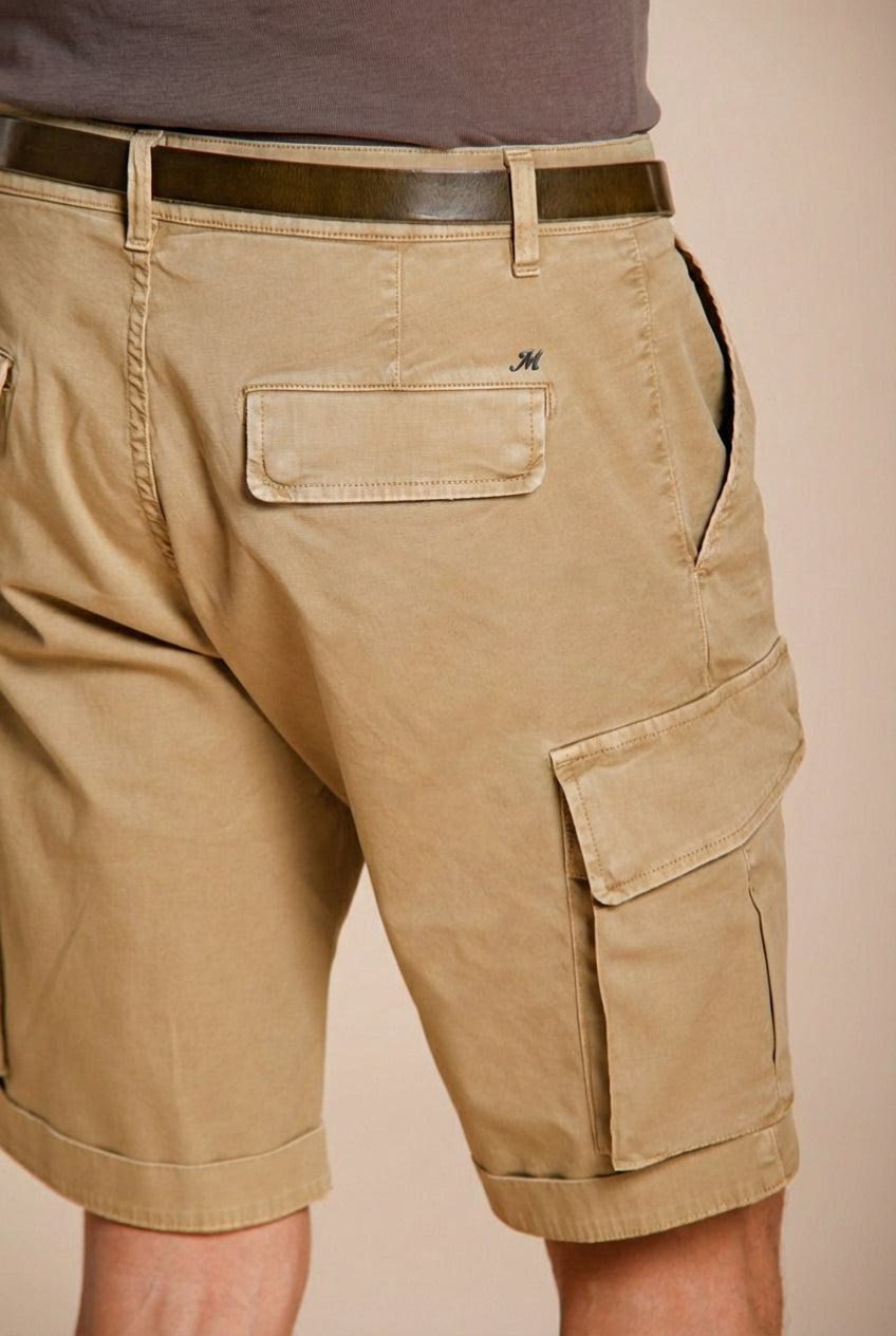 Chile Herren Cargo Bermuda aus Stretch-Satin slim fit ①