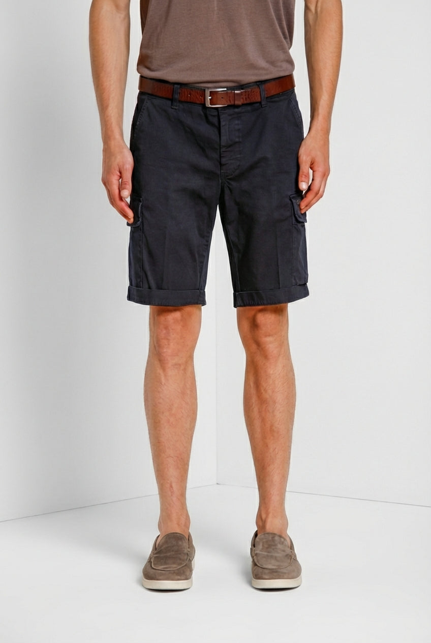 Chile Herren Cargo Bermuda aus Stretch-Satin slim fit ①