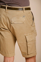 Chile Herren Cargo Bermuda aus Stretch-Satin slim fit ①