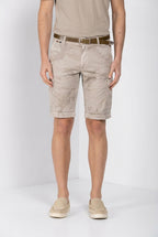 Chile bermuda cargo hombre en sarga estampado camuflaje slim fit ①