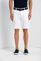 Chile Bermuda cargo hombre en satén stretch slim fit ①