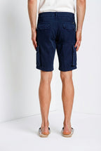 Chile men's cargo bermuda satin stretch slim fit ①