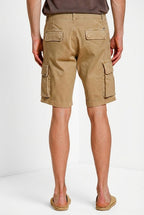 Chile bermuda cargo uomo in raso stretch slim fit ①