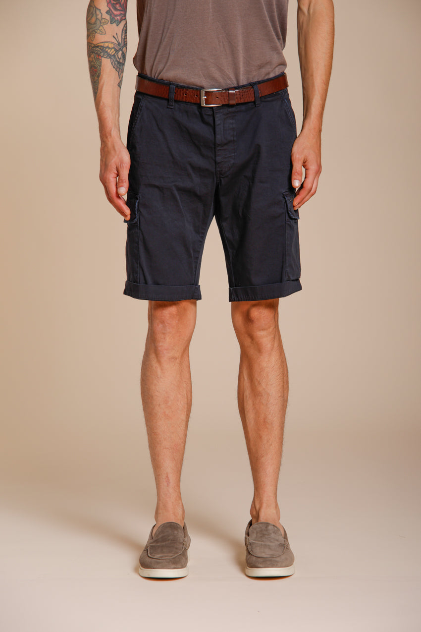 Chile Herren Cargo Bermuda aus Stretch-Satin slim fit ①