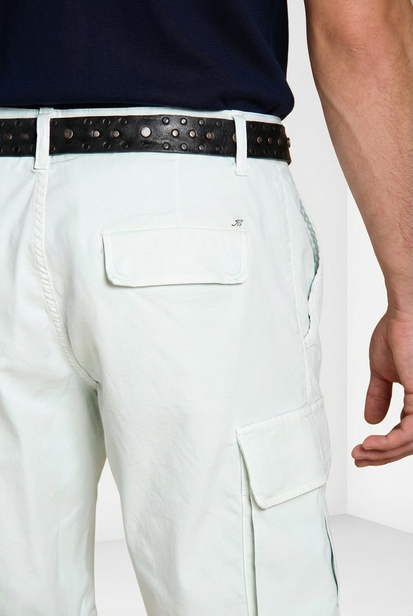 Chile Herren Cargo Bermuda aus Stretch-Satin slim fit ①