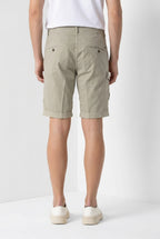 George Coolpocket bermuda cargo uomo in gabardina stretch logo edition carrot fit ①