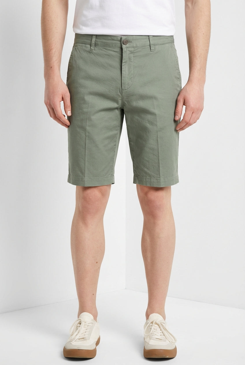 John Coolkhinos bermuda chino hombre en algodón pima logo edition carrot fit  ①