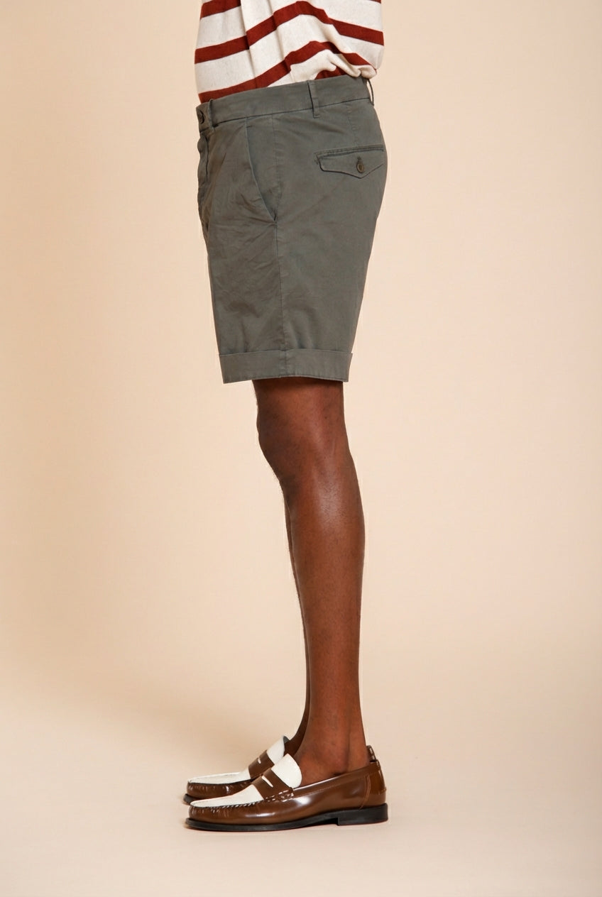Chinos bermuda chino hombre en twill ligero stretch relaxed fit