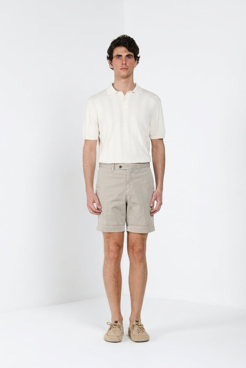 Boston delamere bermuda chino hombre en twill stretch relaxed fit