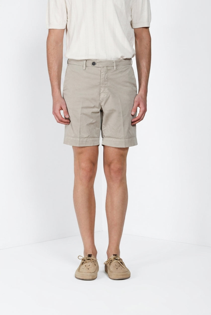 Boston Delamere Herren Chino Bermuda aus Stretch-Twill relaxed fit