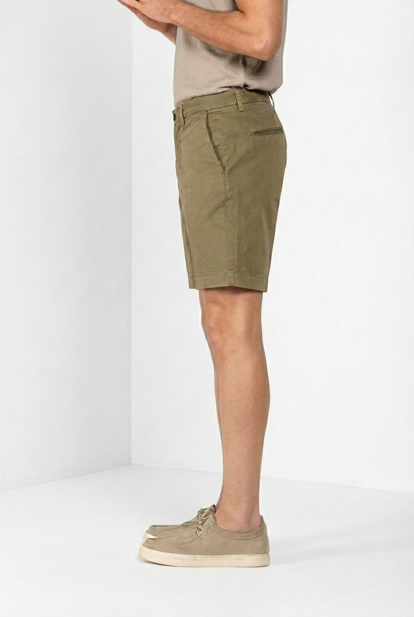 Boston Delamere Herren Chino Bermuda aus Twill Stretch relaxed fit