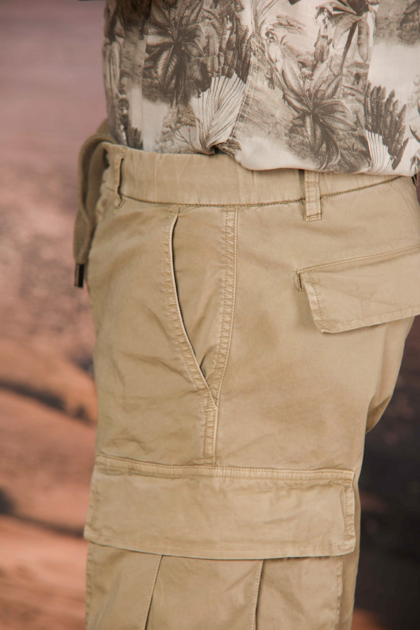 Cargo M74 men's cargo bermuda shorts in Pima cotton twill Relaxed fit