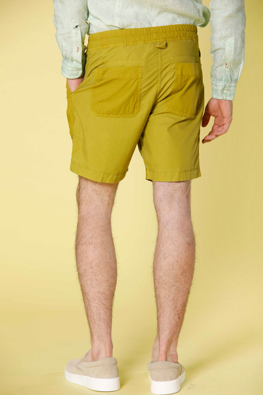 image 3 de bermuda chino homme en parachute modèle taormina summer en vert lime régulière de mason's