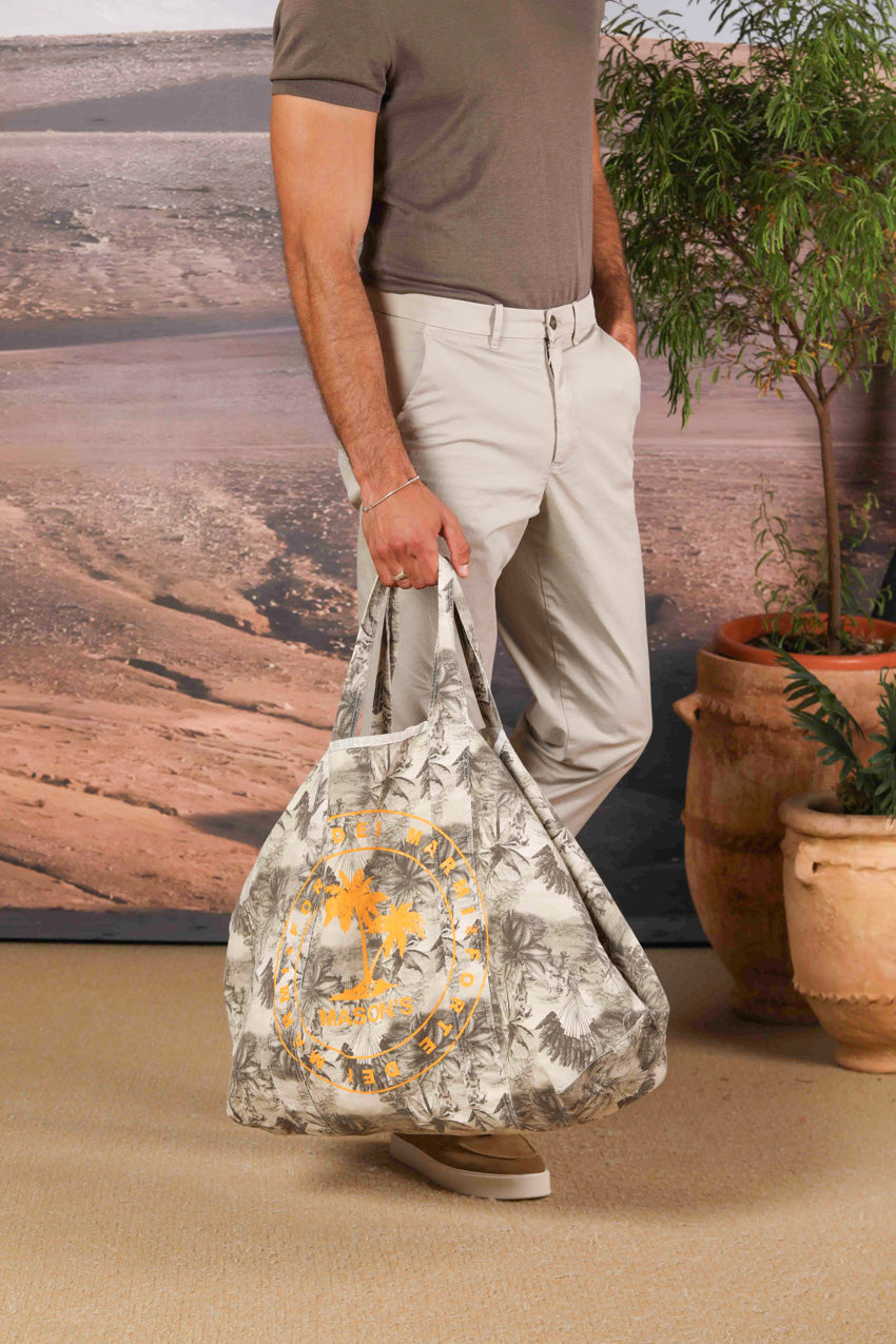 Sac FDM de Mason, sac en toile de coton avec motif à fleurs