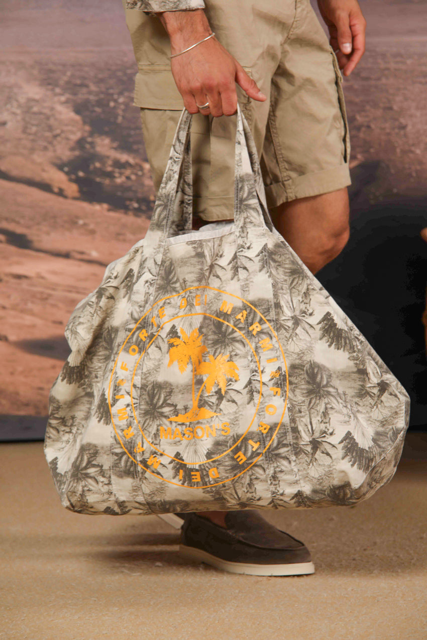 Sac FDM de Mason, sac en toile de coton avec motif à fleurs