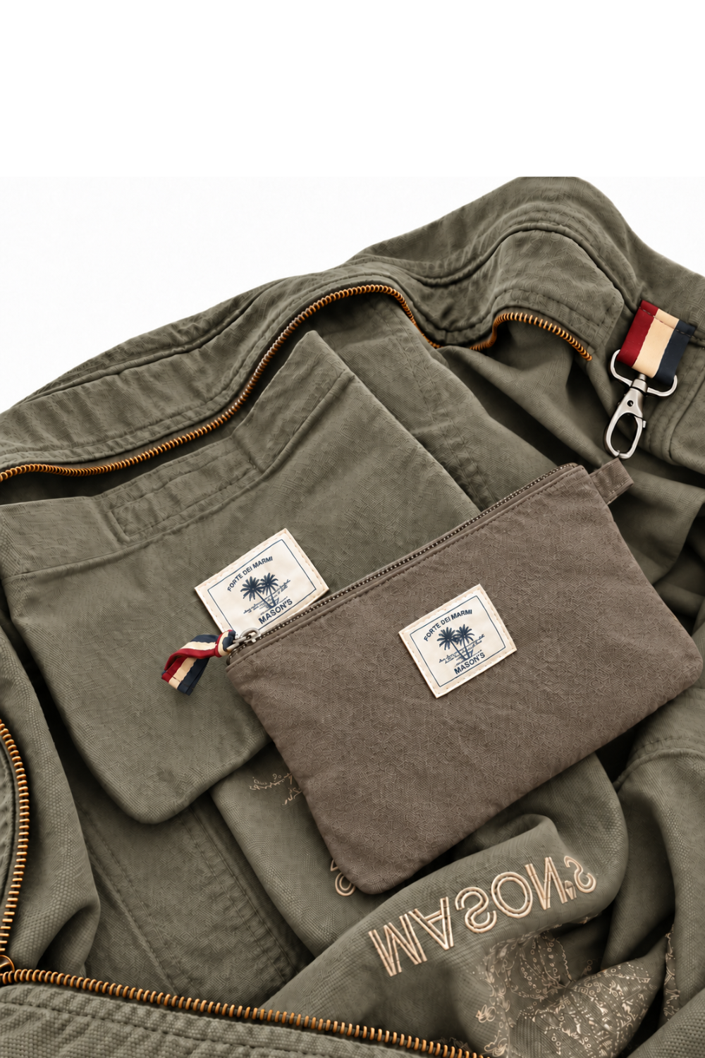 Pochette Mason’s unisex de canvas