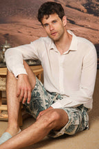 Torino long-sleeve men's shirt in tencel