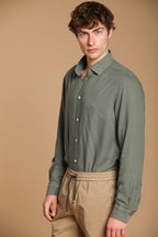Torino long-sleeve men's shirt in tencel