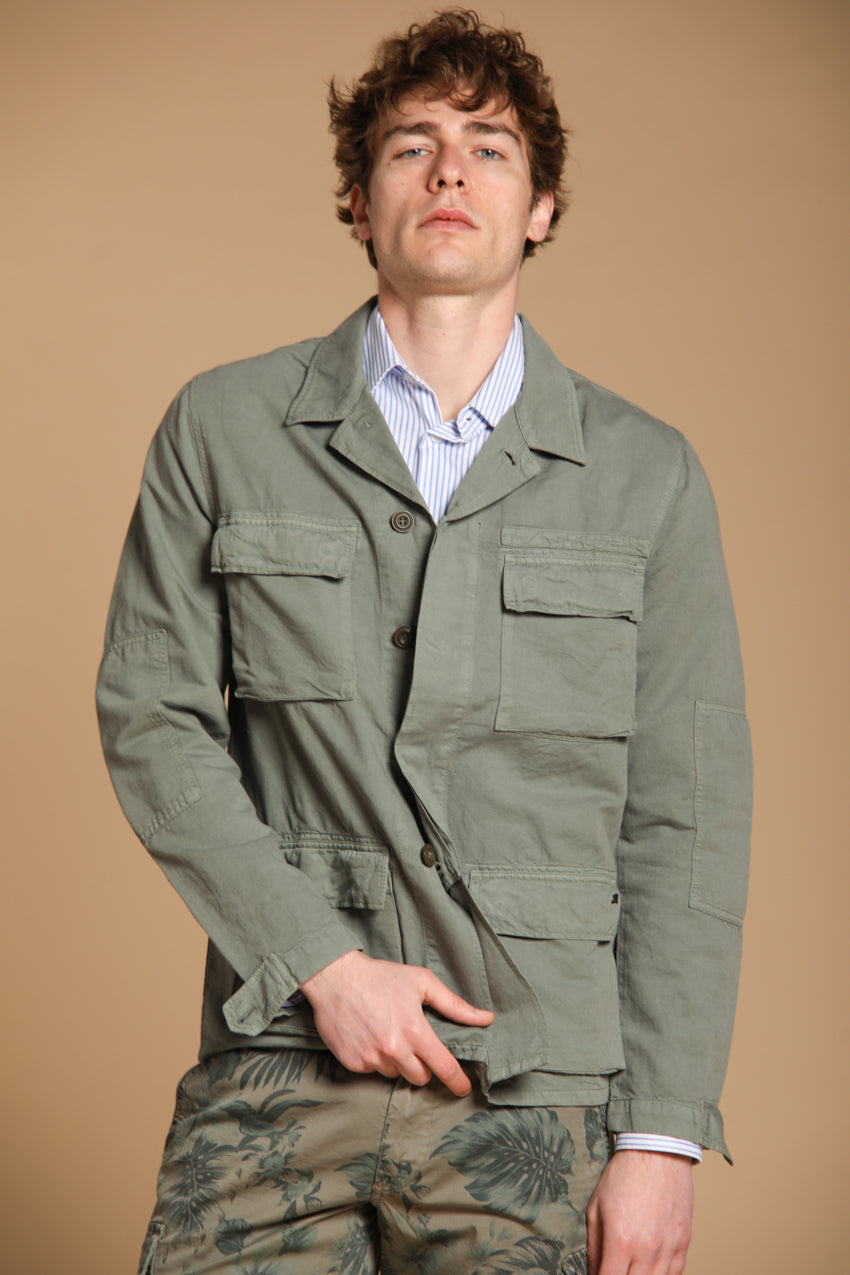 Flyshirt giacca camicia uomo in canapa
