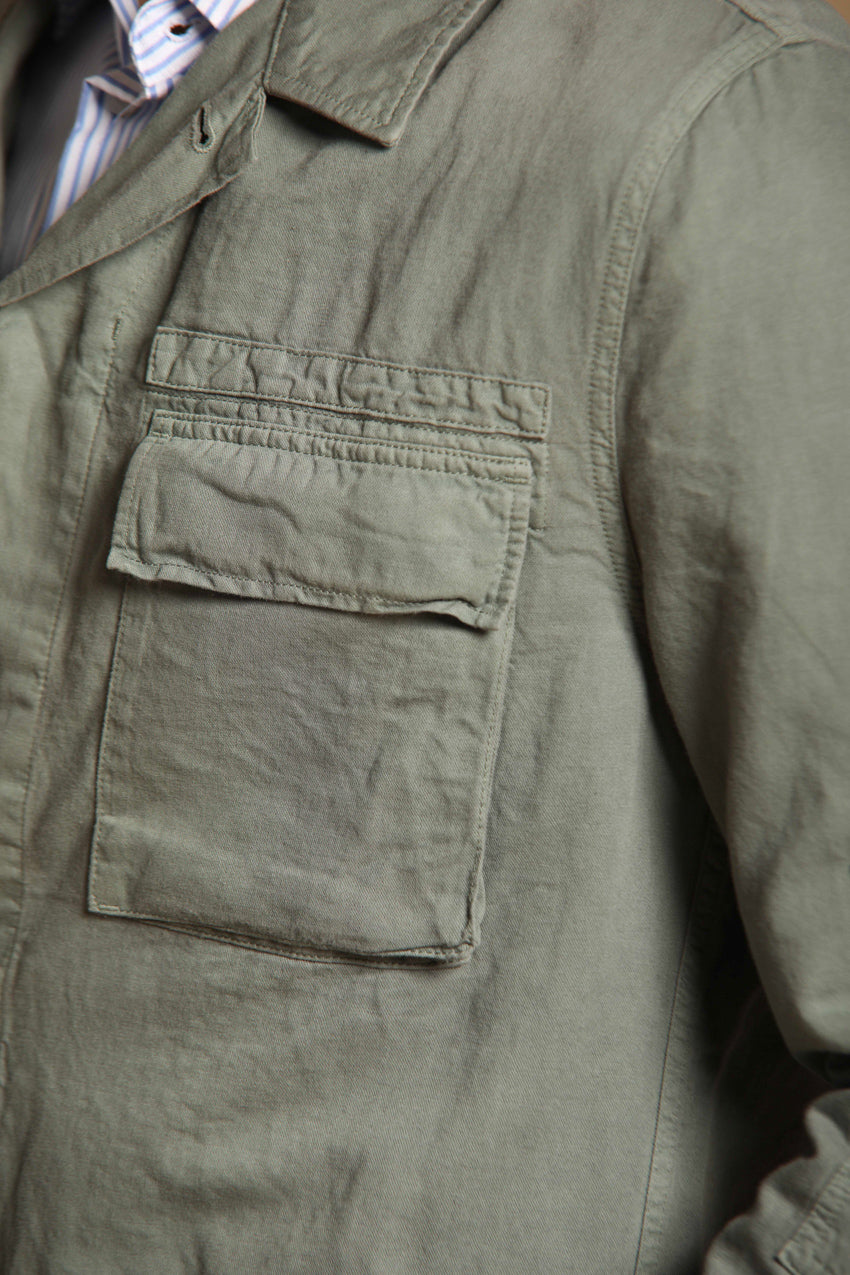 Flyshirt giacca camicia uomo in canapa