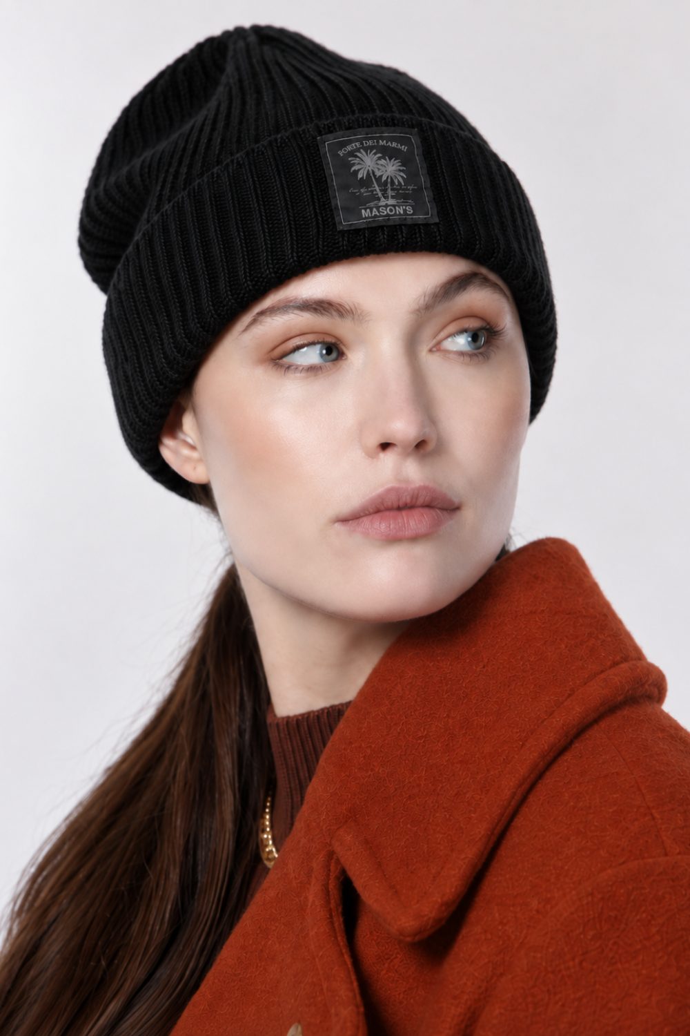 Mason’s Unisex-Mütze aus Wolle und Kaschmir