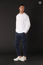 Marlon men's cotton sweatshirt logo edition ①