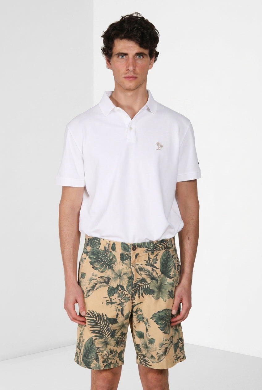 Leopardi men's polo shirt in piquet ①