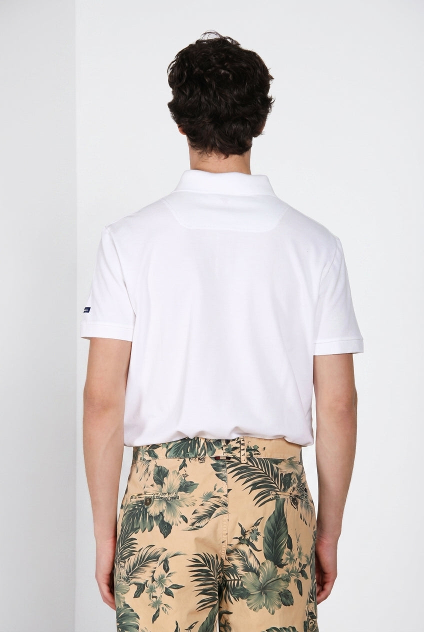 Leopardi polo homme en piqué ①