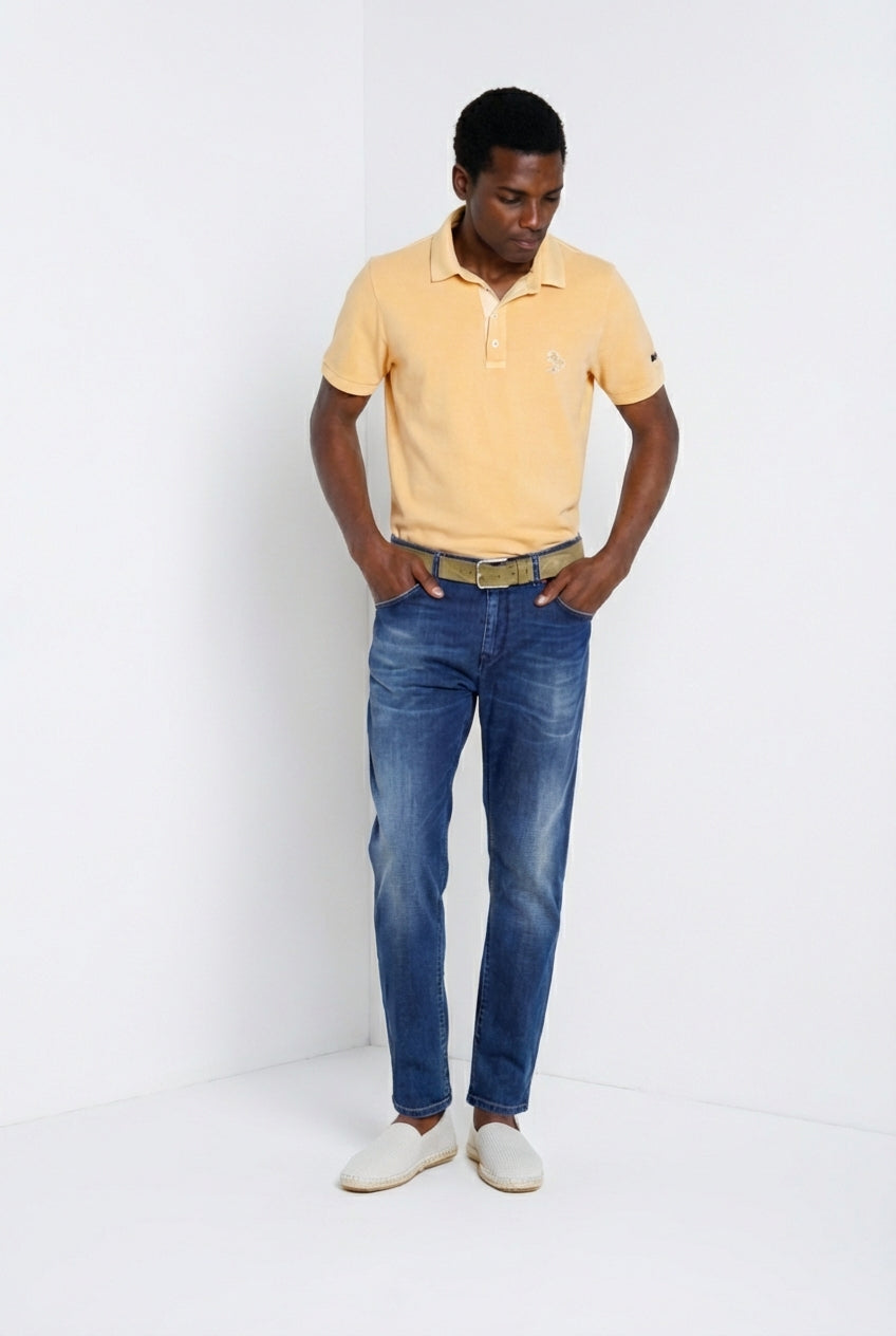 Leopardi delamere polo hombre en piqué