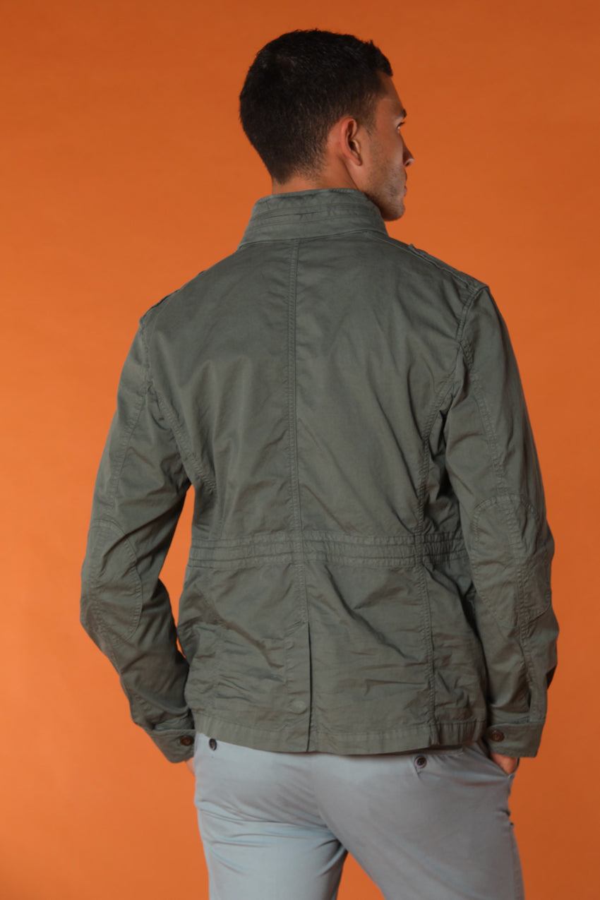 Field Jacket M74 hombre en sarga de algodón pima ligero stretch ①