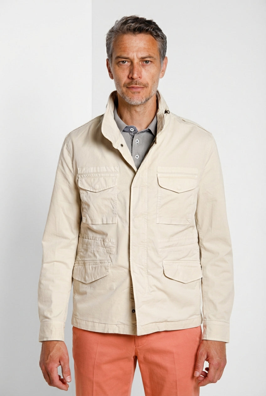 Jacket M74 delamere uomo in twill stretch