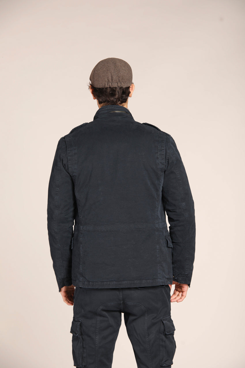 immagine 5 di field jacket uomo modello Jacket M74 di colore blu navy, fit slim di Mason's