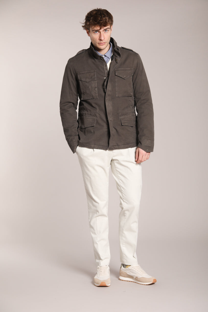 Foto 3 Field Jacket M74 uomo in cotone stretch