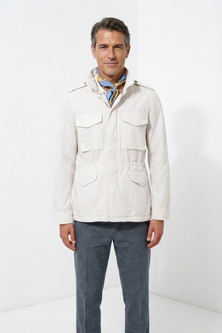Field Jacket M74 chaqueta hombre en lona oxford ①